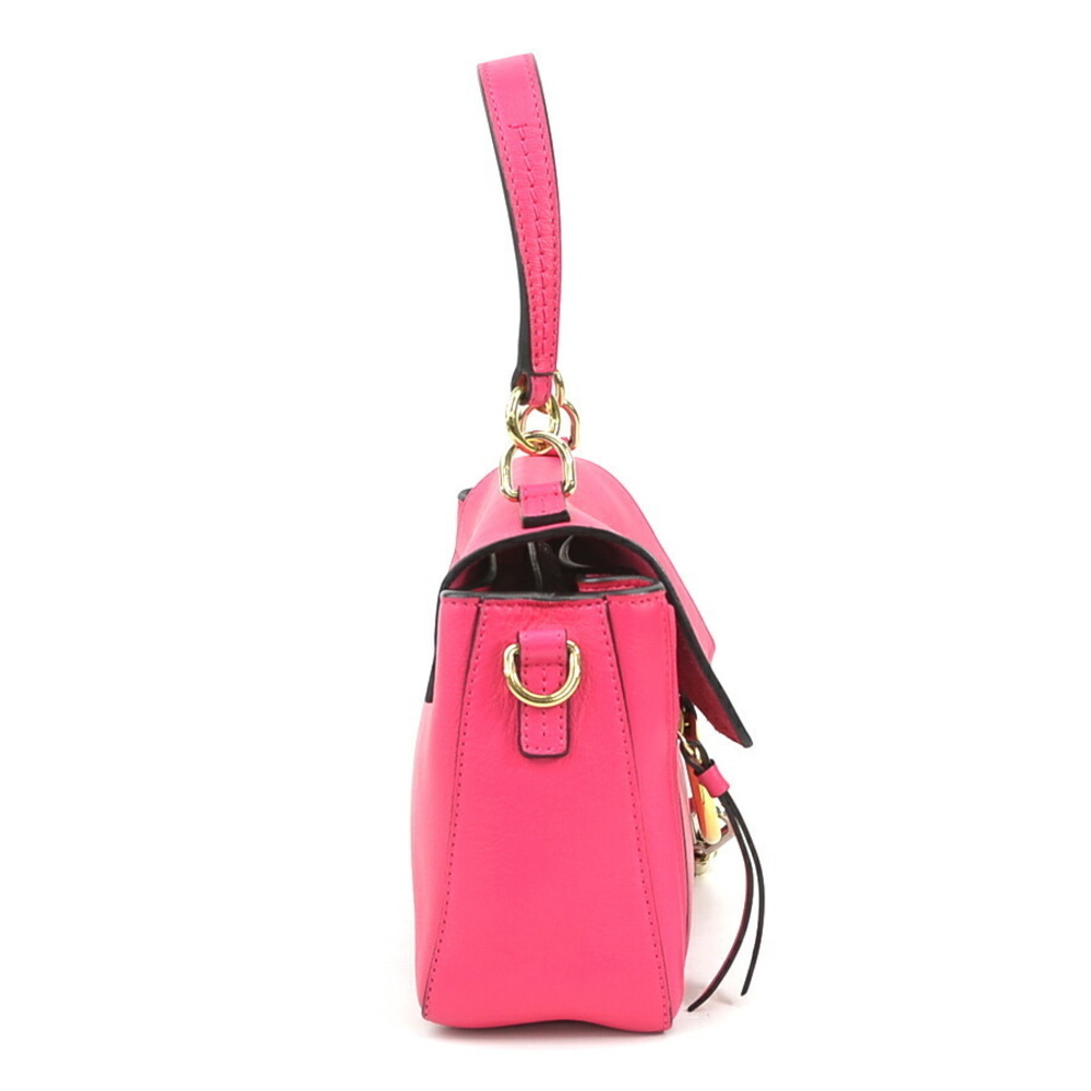 Chloe Bag Faye Shoulder Leather Pink